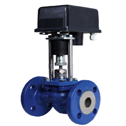 Control valve flanged